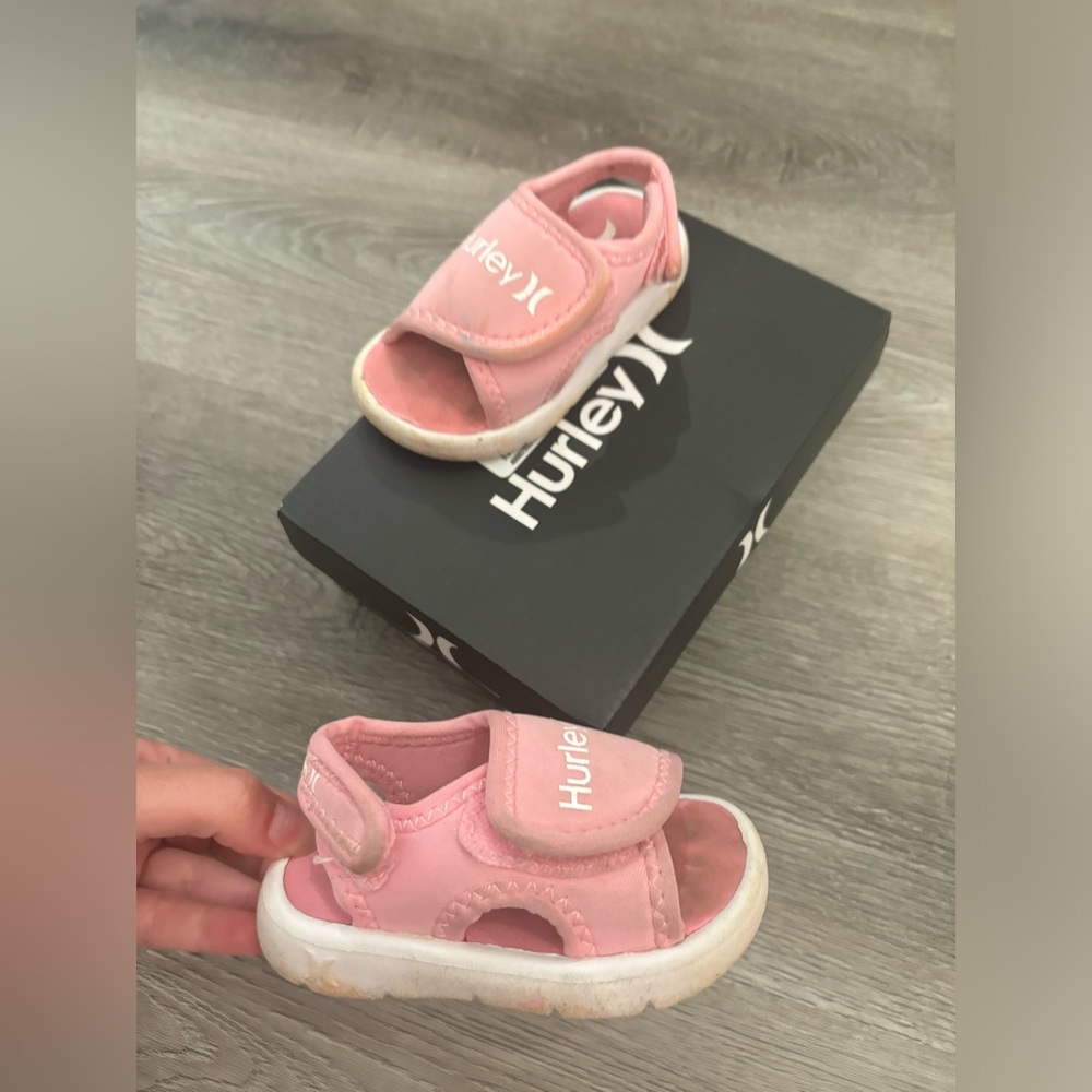 Hurley size 5 baby sandals - baby girl sandals size 5